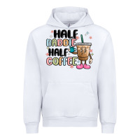 White half baddie half coffee Urban Hoodie - MaliasSmallBusiness