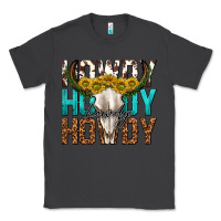Smoke howdy howdy howdy western bull skull Classic Tee - texasbilliewilder