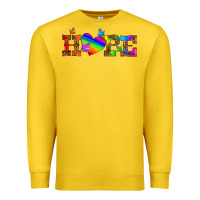 Lemon lgbtq heart and hope Premium Sweatshirt - HRA Design Shop