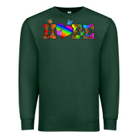 Sports Green lgbtq heart and hope Premium Sweatshirt - HRA Design Shop