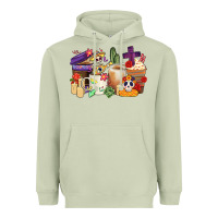 Matcha mexican dia de los muertos coffee cups Heavyweight Hoodie - CTS Tumbler Store
