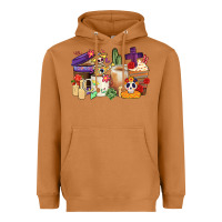 Meerkat mexican dia de los muertos coffee cups Heavyweight Hoodie - CTS Tumbler Store