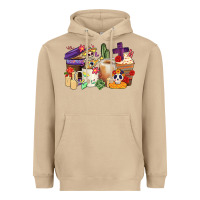 Mushroom mexican dia de los muertos coffee cups Heavyweight Hoodie - CTS Tumbler Store
