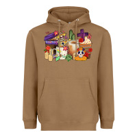 Toasted Coconut mexican dia de los muertos coffee cups Heavyweight Hoodie - CTS Tumbler Store