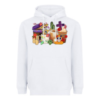 White mexican dia de los muertos coffee cups Heavyweight Hoodie - CTS Tumbler Store