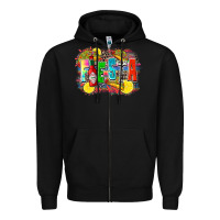 Black taco fiesta Zipper Hoodie - Zillion Design Studio