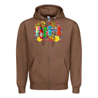 Chestnut taco fiesta Zipper Hoodie - Zillion Design Studio