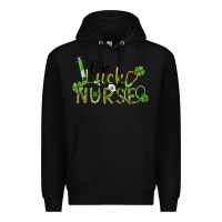 Black one lucky nurse Premium Hoodie - BarkalooDesign