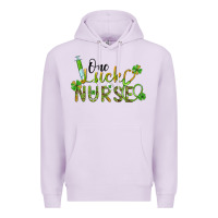 Lilac one lucky nurse Premium Hoodie - BarkalooDesign