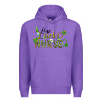 Purple one lucky nurse Premium Hoodie - BarkalooDesign