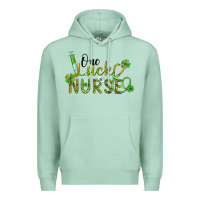Seafoam one lucky nurse Premium Hoodie - BarkalooDesign