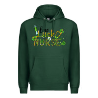 Sports Green one lucky nurse Premium Hoodie - BarkalooDesign