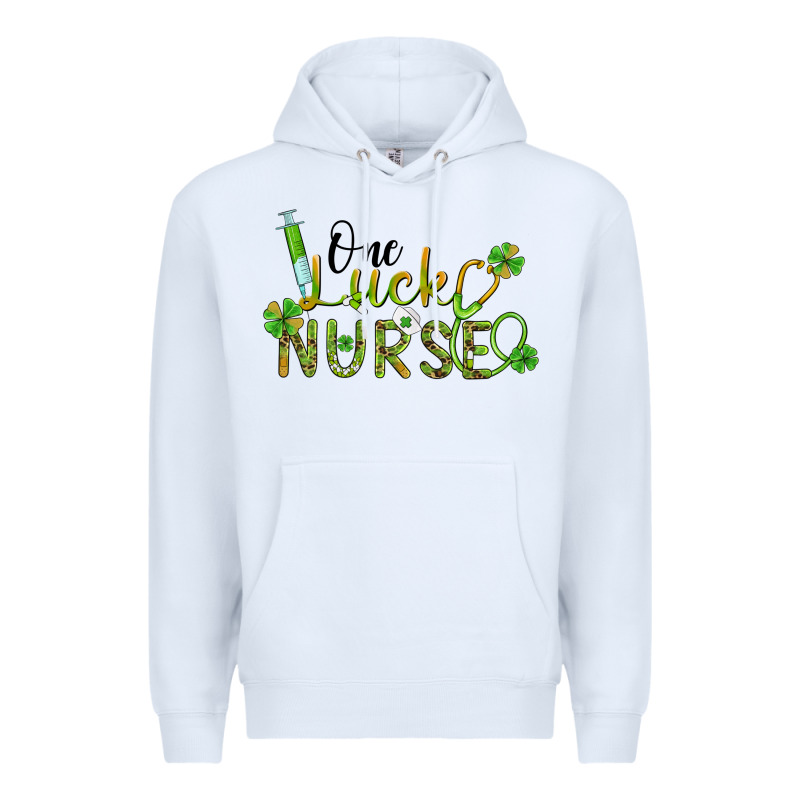 One Lucky Nurse Premium Hoodie by BarkalooDesign | Teevron