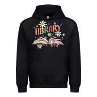 Black library kid Urban Hoodie - MaliasSmallBusiness