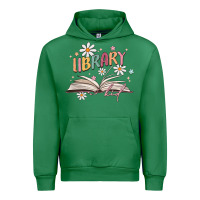 Emerald library kid Urban Hoodie - MaliasSmallBusiness