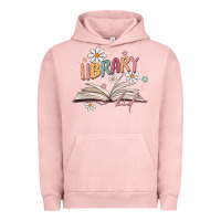 Pigment Salmon library kid Urban Hoodie - MaliasSmallBusiness