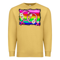 Antique Gold lgbtq gender lesbian symbol Premium Sweatshirt - HRA Design Shop