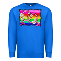 True Royal lgbtq gender lesbian symbol Premium Sweatshirt - HRA Design Shop