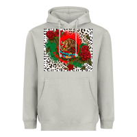 Moon Dust mexican flag and roses Heavyweight Hoodie - CTS Tumbler Store
