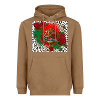 Toasted Coconut mexican flag and roses Heavyweight Hoodie - CTS Tumbler Store