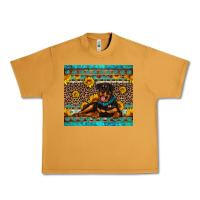 Peanut Butter Rottweiler with western background Urban Heavy Tee - Artiststas