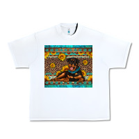 White Rottweiler with western background Urban Heavy Tee - Artiststas