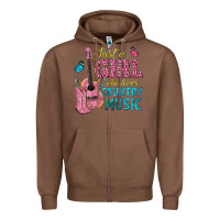 Chestnut just a girl who loves country music Zipper Hoodie - texasbilliewilder