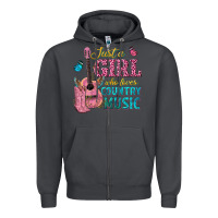 Smoke just a girl who loves country music Zipper Hoodie - texasbilliewilder