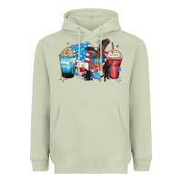 Matcha usa coffee cups Heavyweight Hoodie - Zillion Design Studio