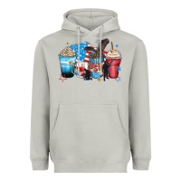 Moon Dust usa coffee cups Heavyweight Hoodie - Zillion Design Studio
