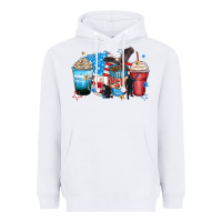 White usa coffee cups Heavyweight Hoodie - Zillion Design Studio