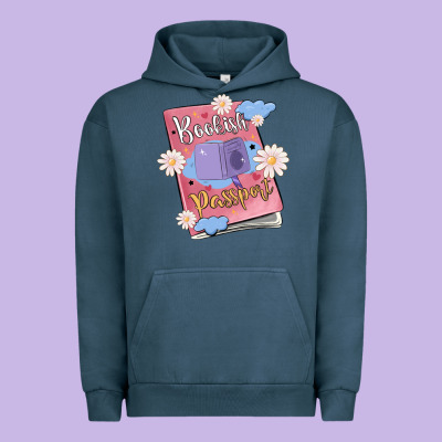 Bookish Passport Urban Hoodie Designed By Maliassmallbusiness