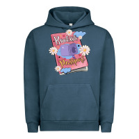 Pigment Midnight Navy bookish passport Urban Hoodie - MaliasSmallBusiness