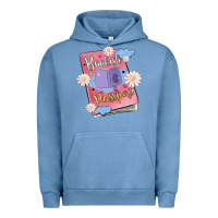 Pigment Pebble Blue bookish passport Urban Hoodie - MaliasSmallBusiness