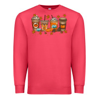 Cardinal Fall Coffee Drink Premium Sweatshirt - RacoonDesign