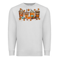 Dove Grey Fall Coffee Drink Premium Sweatshirt - RacoonDesign