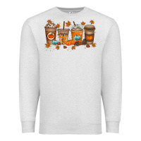 Oatmeal Heather Fall Coffee Drink Premium Sweatshirt - RacoonDesign