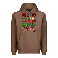 Chestnut fill up your cup with christmas cheer Premium Hoodie - Jasminsmagicworld
