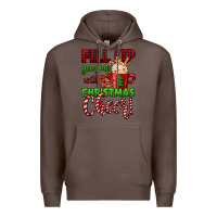 Coffee fill up your cup with christmas cheer Premium Hoodie - Jasminsmagicworld