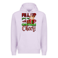 Lilac fill up your cup with christmas cheer Premium Hoodie - Jasminsmagicworld