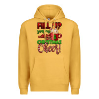 Mustard fill up your cup with christmas cheer Premium Hoodie - Jasminsmagicworld