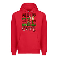 Red fill up your cup with christmas cheer Premium Hoodie - Jasminsmagicworld
