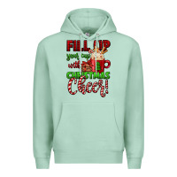 Seafoam fill up your cup with christmas cheer Premium Hoodie - Jasminsmagicworld