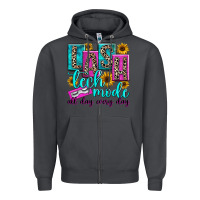 Smoke lash tech mode all day every day Zipper Hoodie - texasbilliewilder