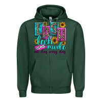 Lash Tech Mode All Day Every Day Zipper Hoodie | Teevron