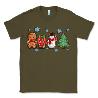 Army Green christmas gingerbread cookies Classic Tee - Zillion Design Studio