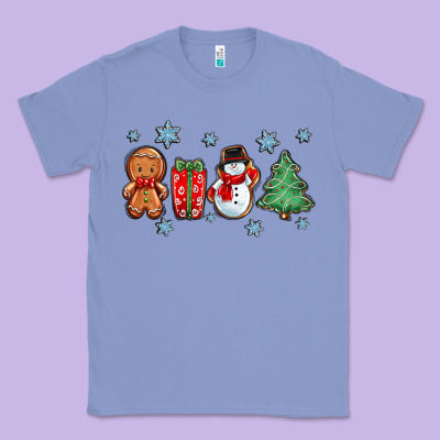 Christmas Gingerbread Cookies Classic Tee Designed By Zillion Design Studio