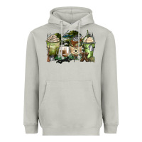 Moon Dust veteran coffee cups Heavyweight Hoodie - Zillion Design Studio