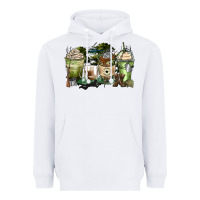White veteran coffee cups Heavyweight Hoodie - Zillion Design Studio