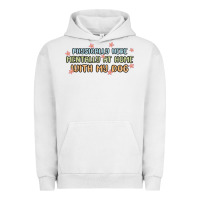 Pigment Lunar Rock physically here mentally at home with my dog Urban Hoodie - MaliasSmallBusiness